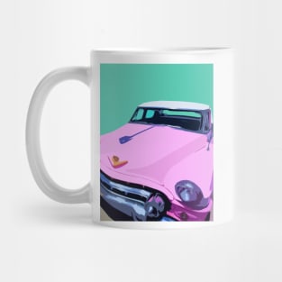 Pink Retro Car Mug